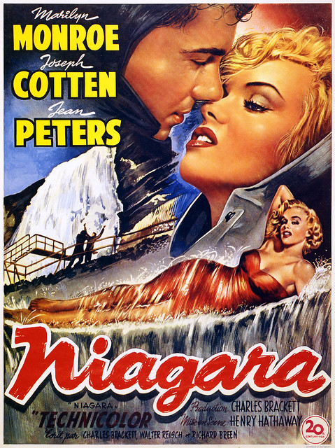 Niagara movie poster 1953 Marilyn Monroe Joseph Cotten Jean Peters 
