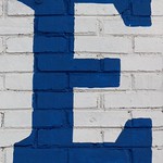 Serifed Blue Capital Letter E On Brick (Silver Spring, MD) - Flickr ...