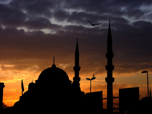 Isztambul naplemente