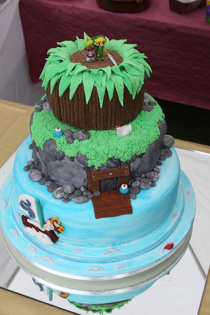 Zelda Wedding Cake This is a wedding cake made by our friend Laura Helps at