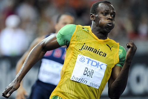 Usain Bolt the fastest man in the world