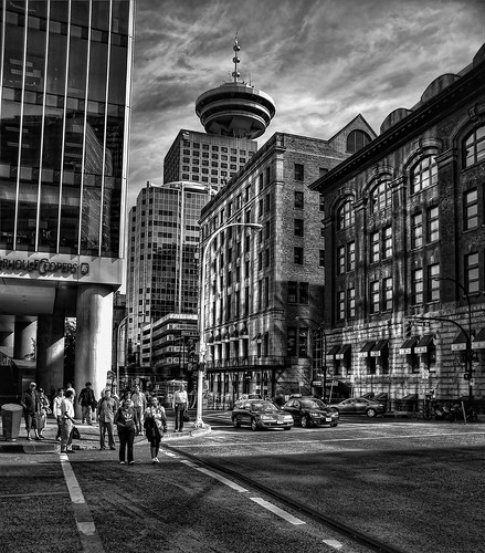 Downtown Vancouver, British Columbia (HDR) by Brandon Godfrey