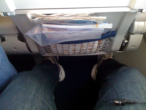 Nice space for feet even in economy