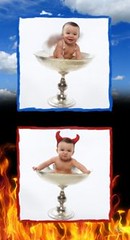 baby angel vs devil
