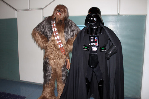 Chewbacca and Darth Vader