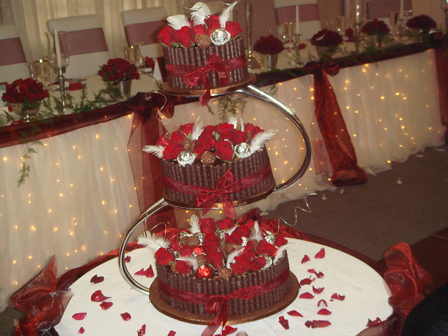 chocolate truffle wedding cake a three tier for a fairytale wedding in the