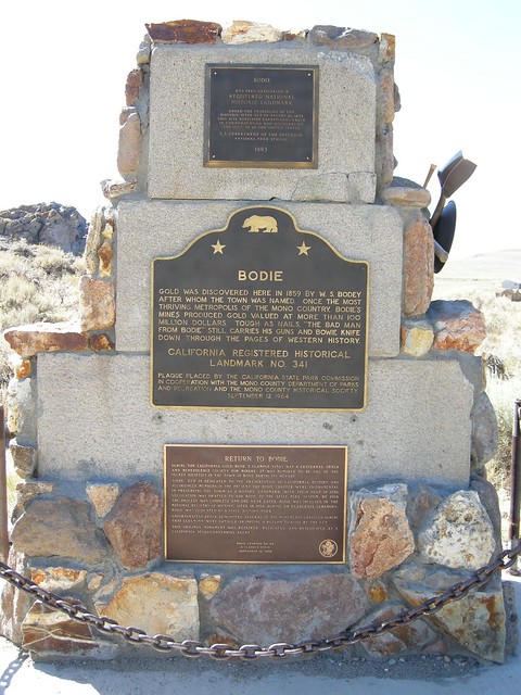 Bodie - Historical Marker