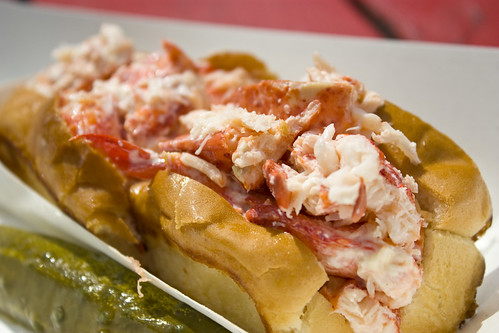 Lobster Roll at the Lazy Lobster Restaurant in Chatham MA