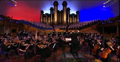 Mormon Tabernacle Choir sings on Music and the Spoken Word