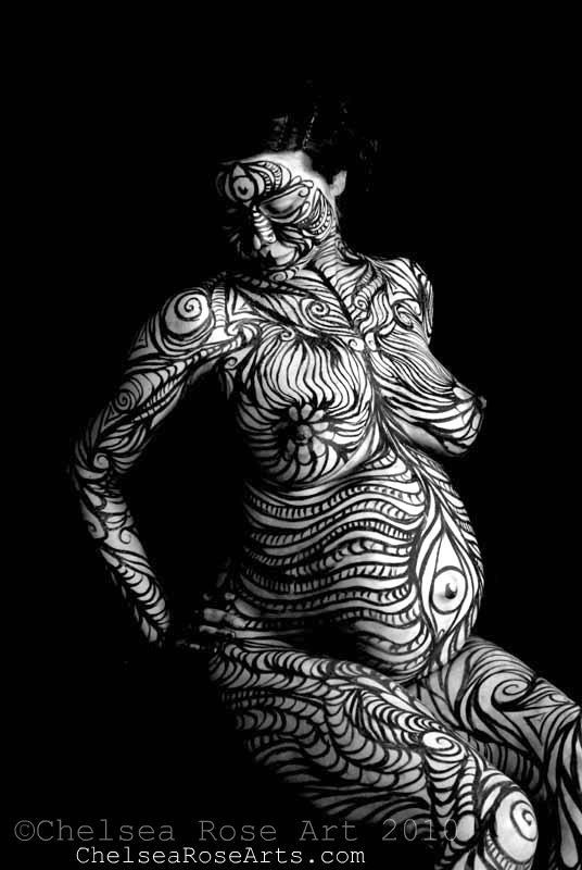 Mother Goddess-body art photography