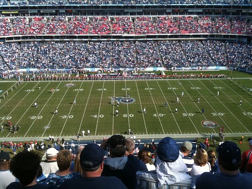 First Titans (and NFL) game ever with @itcouldbepic. Pretty excited.
