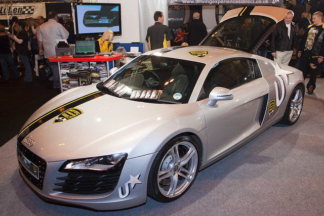 Road Cars Audi R8 Silver Driving Experiences Direct MPH 2009 