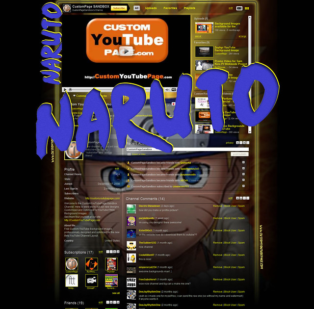 Naruto Free YouTube Background Image Download it for free right now CLICK 