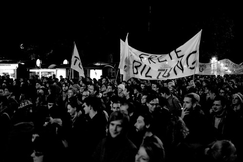 #unibrennt - Demonstration