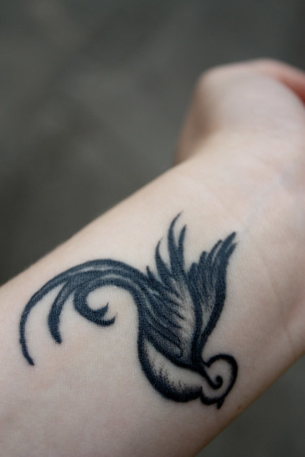 Swallow wrist tattoo