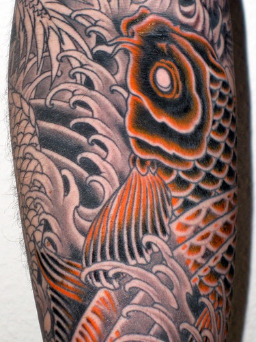 Koi Carp Sleeve Shading and Colour 02042010 103335 Koi tattoos