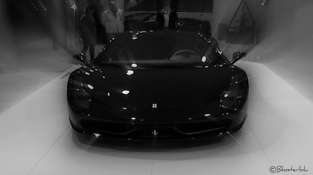 This is the new Ferrari 458 Italia in a black paintjob in this color it's