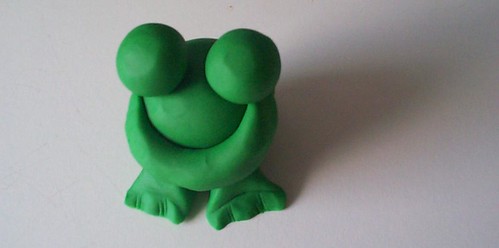 A frog of Play-Doh is my gift to the world.