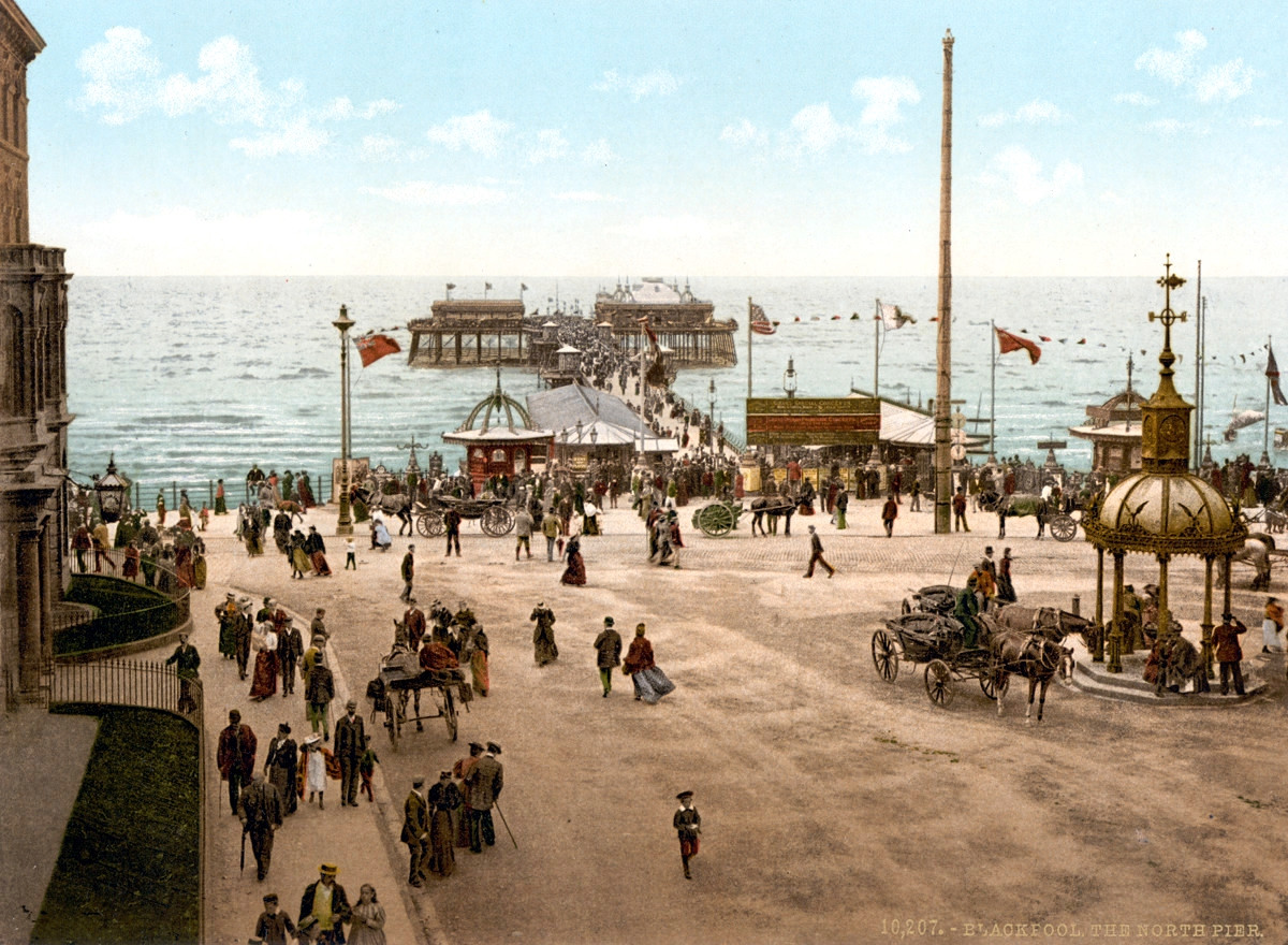 Blackpool North Pier, Lancashire, England, 1895