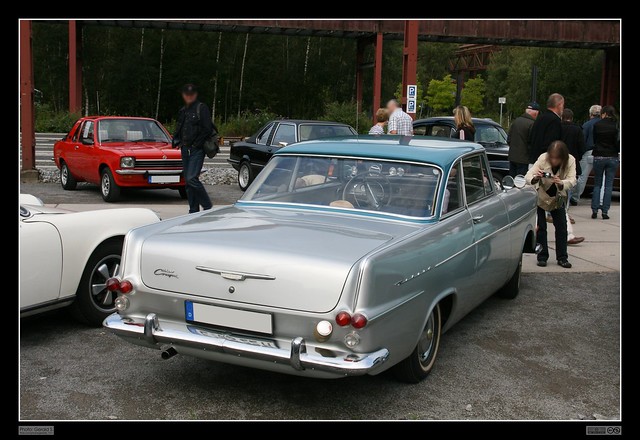 1960 Opel Rekord P2 Coup 03 The Rekord P II grew in size 