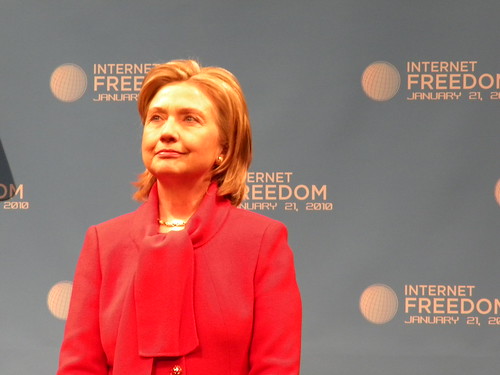 Sec. of State Hillary Clinton Discusses on Internet Freedom
