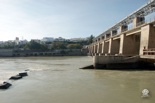 Presa hidroeléctrica Alcalá del Río | La Presa de la Central 