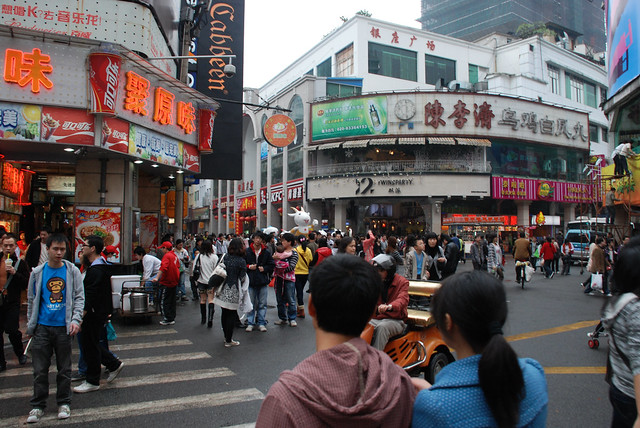 Shoppers in Guangzhou China