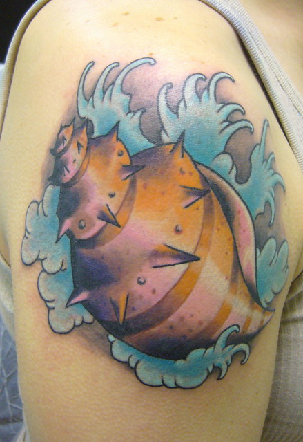 Conk Sea Shell Tattoo