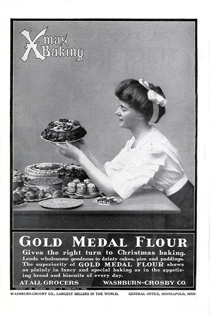 1910 Christmas Baking - Gold Medal Flour