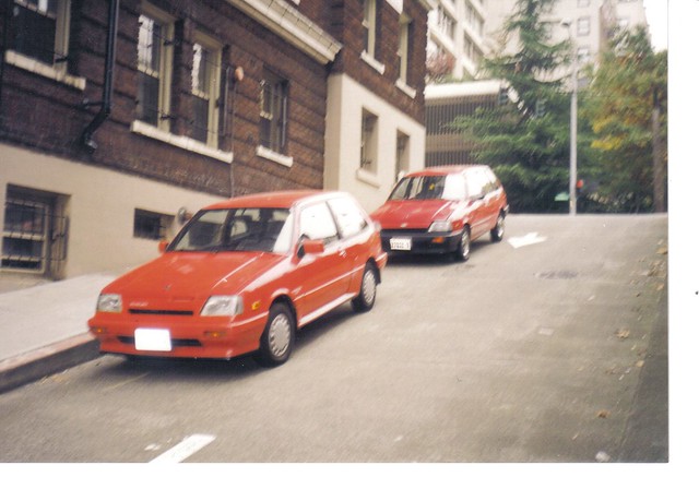 1988 Suzuki Forsa Turbo and 1987 Chevy sprint