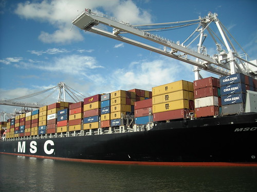Container Ship MSC Texas