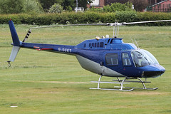G-SUET - 1968 build Bell 206B Jet Ranger II, visiting Barton