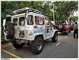 4x4 Borneo Safari 2009 Flag Off - Toyota Landcruiser BJ40