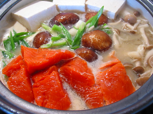 Ishikari Nabe - Salmon Hot Pot by sierravalleygirl