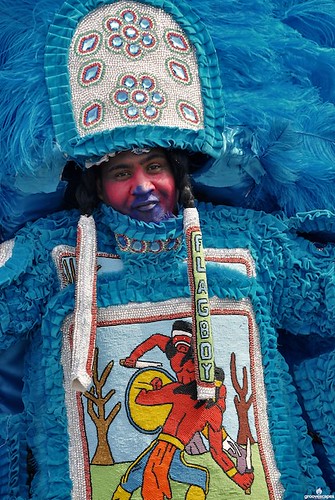 Mardi Gras Indians on Super Sunday 2010 by groovescapes
