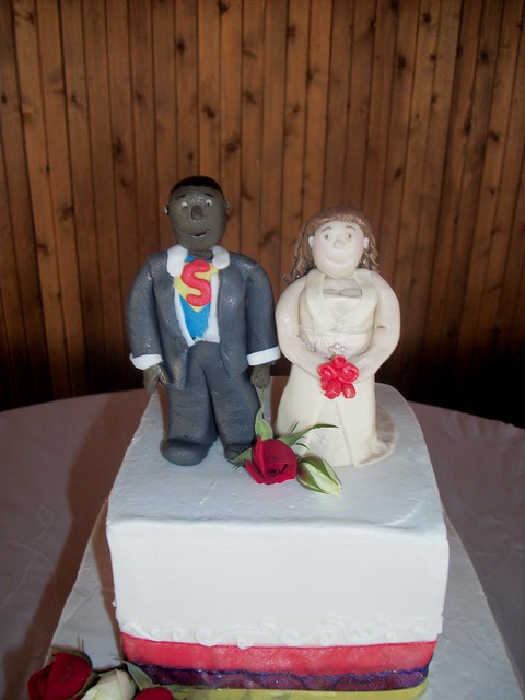 superman wedding cake
