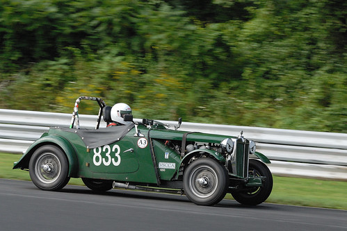 Number 833 1953 MG TD driven by Paul Fitzgerald