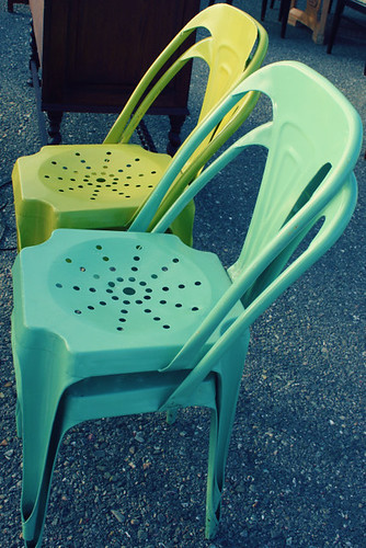 Vintage Metal Chairs by Sweet.Eventide