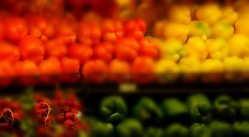 A fresh feast for winter eyes, fresh fruit at QFC, display, random shopping, Seattle, Washington, USA by Wonderlane