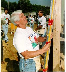 Rep. Lewis building a house during the House that Congress built.