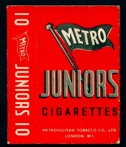 Cigarette Packet - Metro Juniors by cigcardpix
