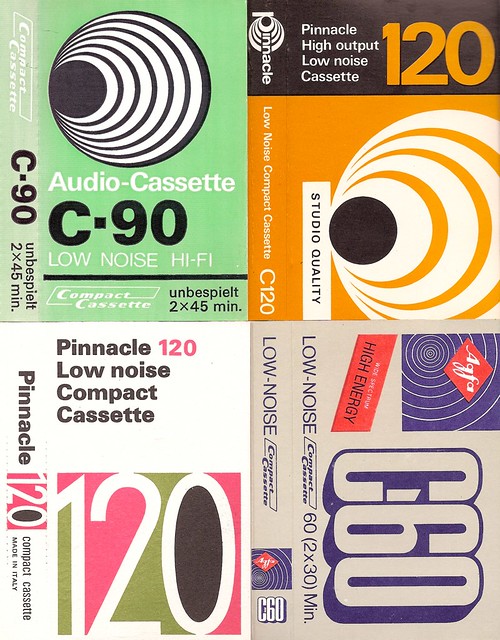 Pinnacle, & Agfa cassettes (Funky Cassette inserts No.7)