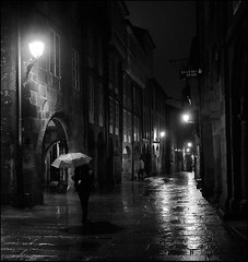 rainy night in Santiago