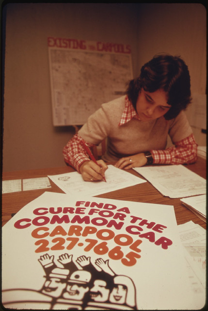 Retained a Car Pool Office in May, 1974, Even after the Gas Shortage Was Virtually Over. The Phone Number for the Agency Spells C A R P O O L 05/1974