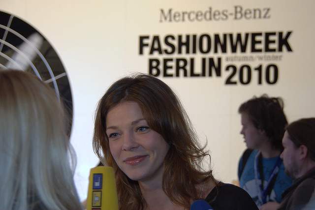 Jessica Schwarz at MercedesBenz Fashion Week Berlin 2010