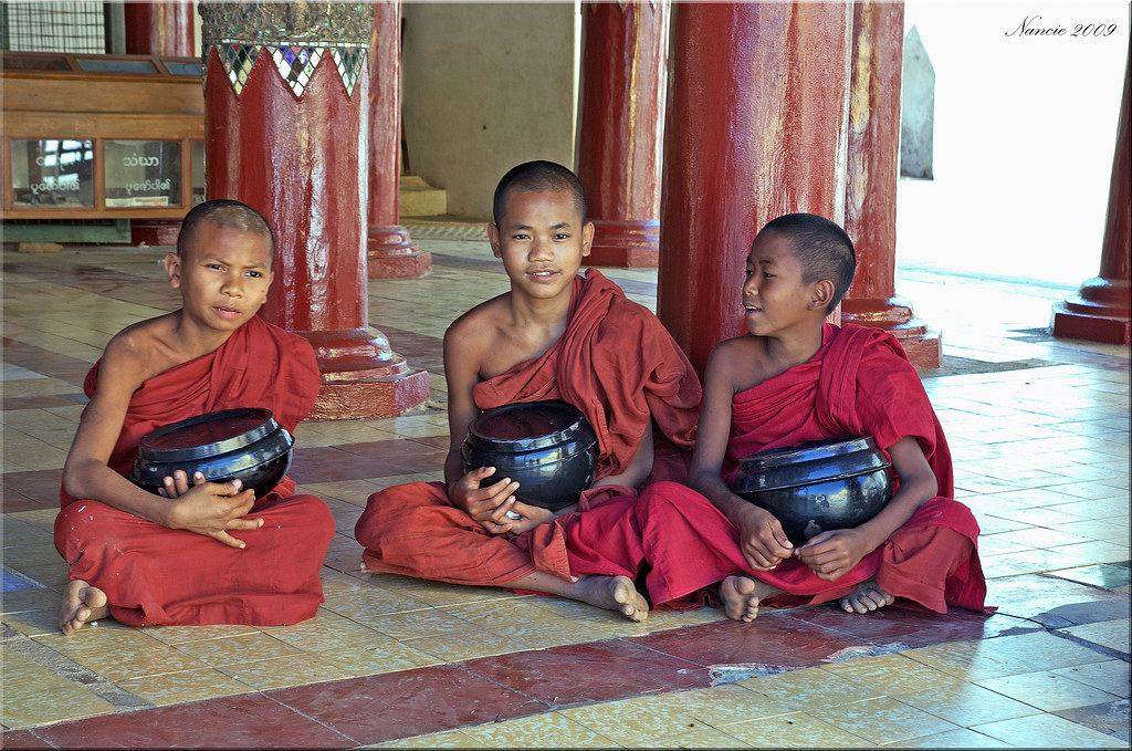Young Monks, Myanmar