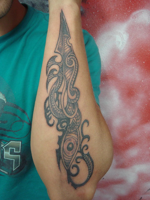 maori design Dejavu Tattoo Studio Chiangmai Thailand 