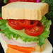 mini sandwich closeup