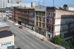 Louisville, KY- Cast Iron Building that are abandon or under restoration