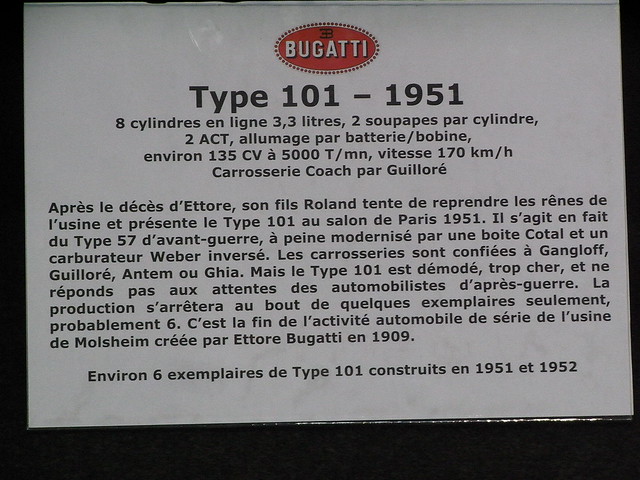 20091108 LYON RH NE Epoq Auto Bugatti type 101 1951 1 Flickr 